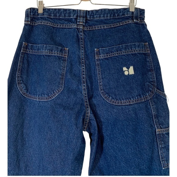 Monet Skateboards Baggy Wide Leg Jeans Size 32 - Picture 5 of 9